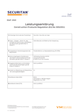 DoP Securitan (Allemand)